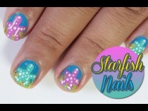 wedding photo - Starfish nail art