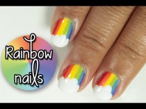 wedding photo - Rainbow nails