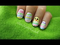 wedding photo - Easter Eggs & Baby Chick Nails!