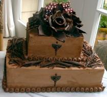 wedding photo - Chocolate cake2