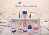 wedding photo - DIY: Nautical Buoy Garland