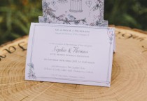 wedding photo - Pop up wedding invitation ~ Paper Themes