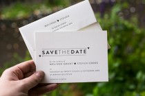 wedding photo - Saint Gertrude Letterpress Express Save The Dates