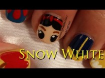wedding photo - Snow White Inspired Nail Art