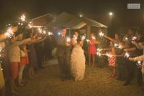 wedding photo - Sparkler Exit at Willow Creek Events