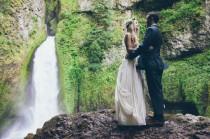 wedding photo - Waterfall Elopement in the Rainforest: Jessi + Cody