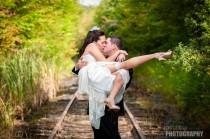 wedding photo - The Epic Movie Kiss