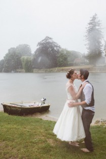 wedding photo - A Rain-Soaked Wedding Festival: Helen & James