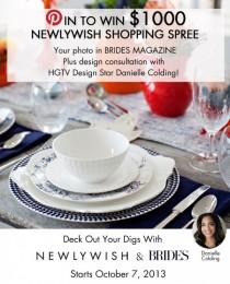 wedding photo - Deck Out Your Digs with NewlyWish & BRIDES Magazine