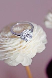 wedding photo - Gorgeous Real Wedding Engagement Rings