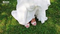 wedding photo - Golden Legs - Wedding Day - StockPicture