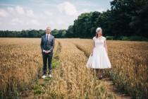 wedding photo - A Fun DIY Purple & Converse Wearing Wedding