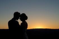 wedding photo - At the Sunset