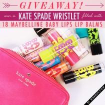 wedding photo - Giveaway: Win a Kate Spade Wristlet Filled with 18 Maybelline Baby Lips Lip Balms!