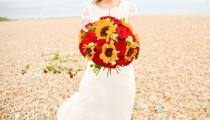 wedding photo - A Bright Boho Beach Shoot
