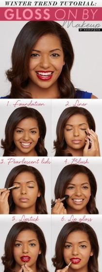 wedding photo - Winter Trend Tutorial: Gloss On By
