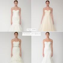wedding photo - Monique Lhuillier’s Bliss Collection at Paperswan Bride