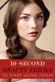 wedding photo - 4 10-Second Beauty Tricks to Start Using Today