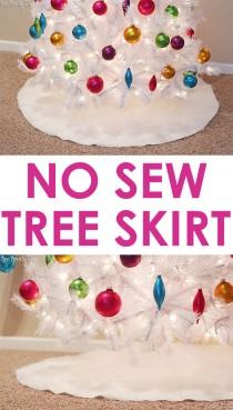 wedding photo - No Sew Tree Skirt