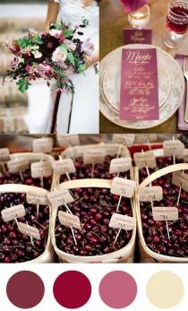 wedding photo - Christmas Colour Palette- Gold & Berry
