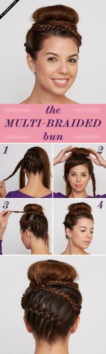 wedding photo - Tuesday Tutorial: Braided New Year’s Eve Updos