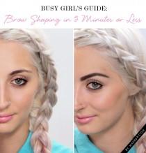 wedding photo - Video: The Busy Girl’s Guide – Brow Shaping in 5 Minutes