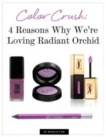 wedding photo - Color Crush: 4 Reasons to Love Radiant Orchid Cosmetics