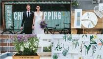 wedding photo - An Urban Botanical Wedding to Behold! A beautiful juxtaposition in the heart of Jozi!