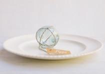 wedding photo - Vintage-look Glass Float Favours