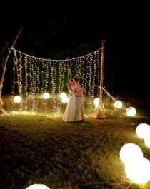 wedding photo - Twinkle Lights & Sparkly Weddings