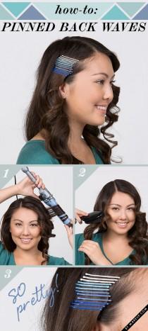 wedding photo - How-To: Pinned Back Waves