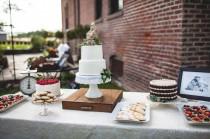 wedding photo - Wedding Whims: Painted Jars and Cake Tables