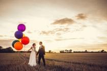 wedding photo - Happy Rainbow Wedding in Essex with a Jenny Packham Dress 