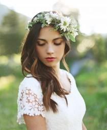 wedding photo - Floral Hair Crowns