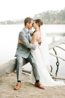 wedding photo - Romantic Lake Gregory Wedding