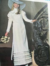 wedding photo - BRIDE CHIC: TIME TRAVELING BRIDES: 1960S-70S CHIC . . . .