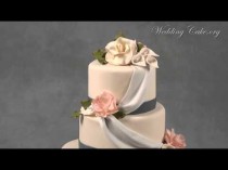 wedding photo - Fondant Wedding Cake 