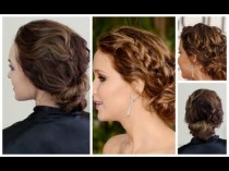 wedding photo - Easy Updo Inspired By Jennifer Lawrence's Golden Globes Style