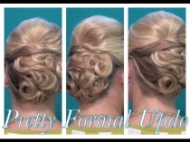 wedding photo - Pretty Pin-Curled Formal Updo