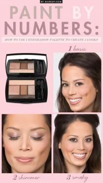 wedding photo - Paint by Numbers: How to Use 1 Eyeshadow Palette to Create 3 Looks