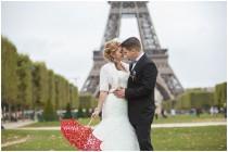 wedding photo - Glamorous Eiffel Tower Elopement