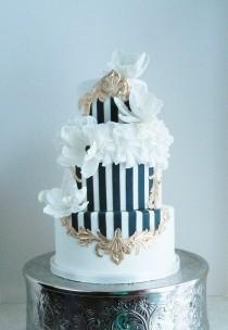 wedding photo - Black & White Stripes