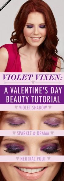 wedding photo - Violet Vixen: A Valentine's Day Beauty Tutorial