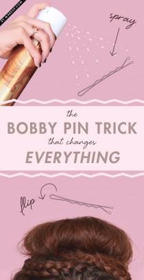 wedding photo - The Bobby Pin Trick That Changes Everything