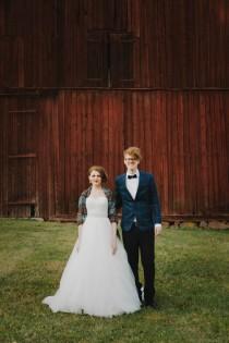 wedding photo - Autumnal Lakeside Wedding in Sweden: Erica & Philip
