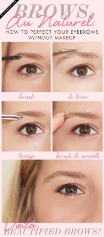 wedding photo - Brows, Au Naturel: Perfect Your Eyebrows Without Makeup