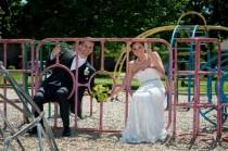 wedding photo - A Playful Green and Purple Wedding in Toronto