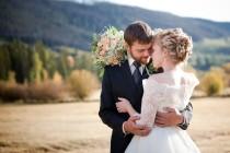 wedding photo - A Rustic, Vintage Wedding in the Mountains