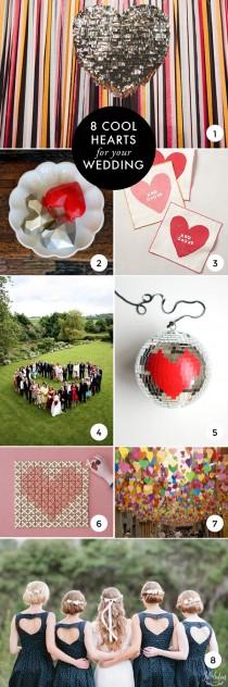 wedding photo - 8 cool hearts to add to your wedding