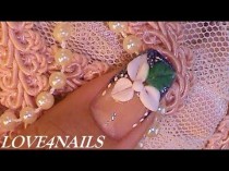 wedding photo - How To Make An Easy 3-D Flower On Your Nails ~ Tutorial